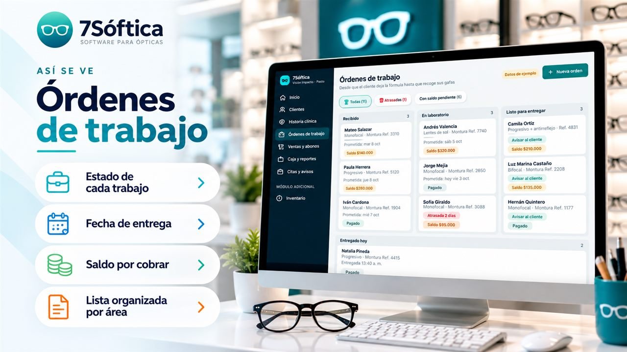 7Sóftica: Órdenes de trabajo